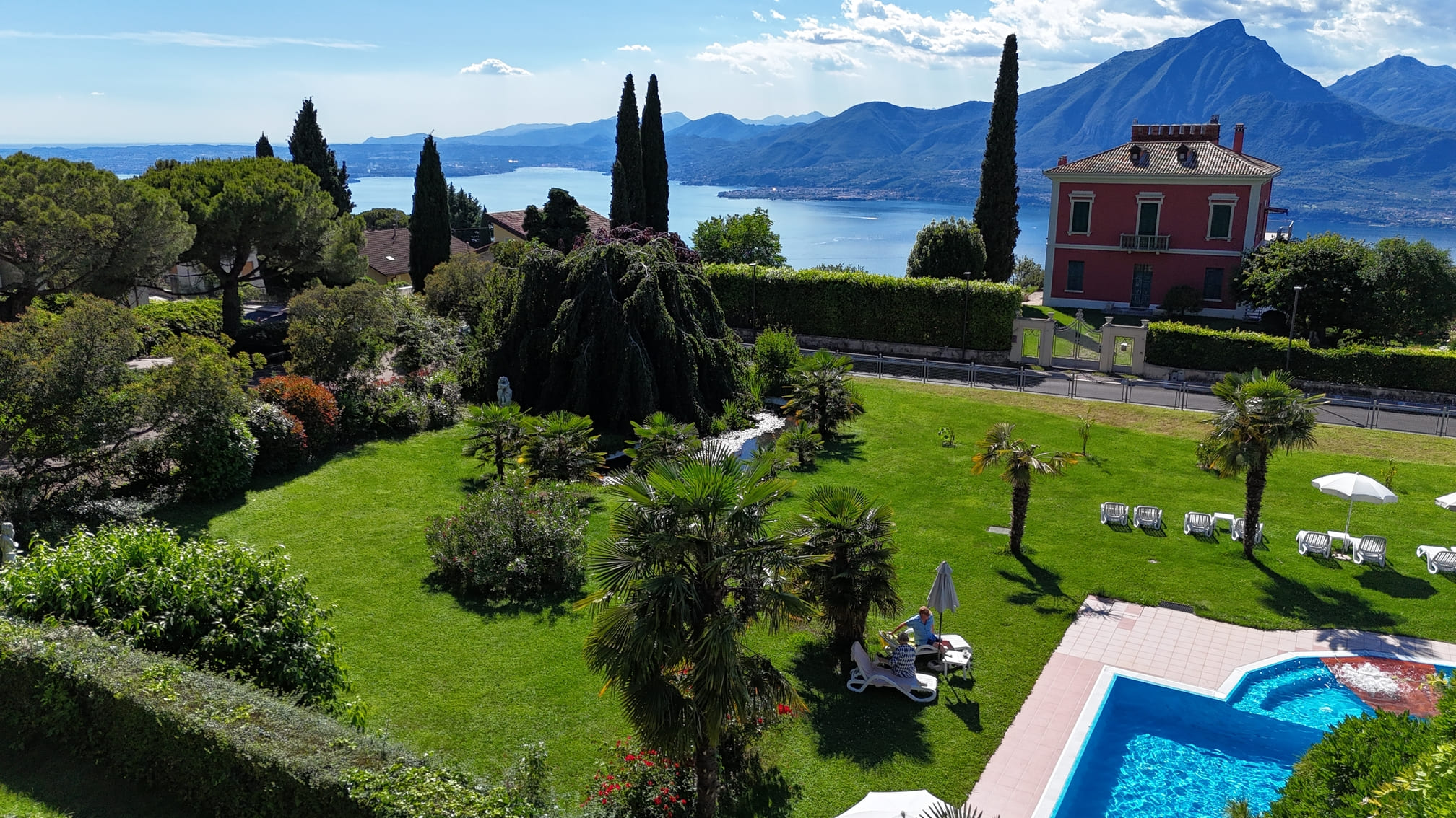 Camere con vista panoramica a Hotel San Zeno di Montagna